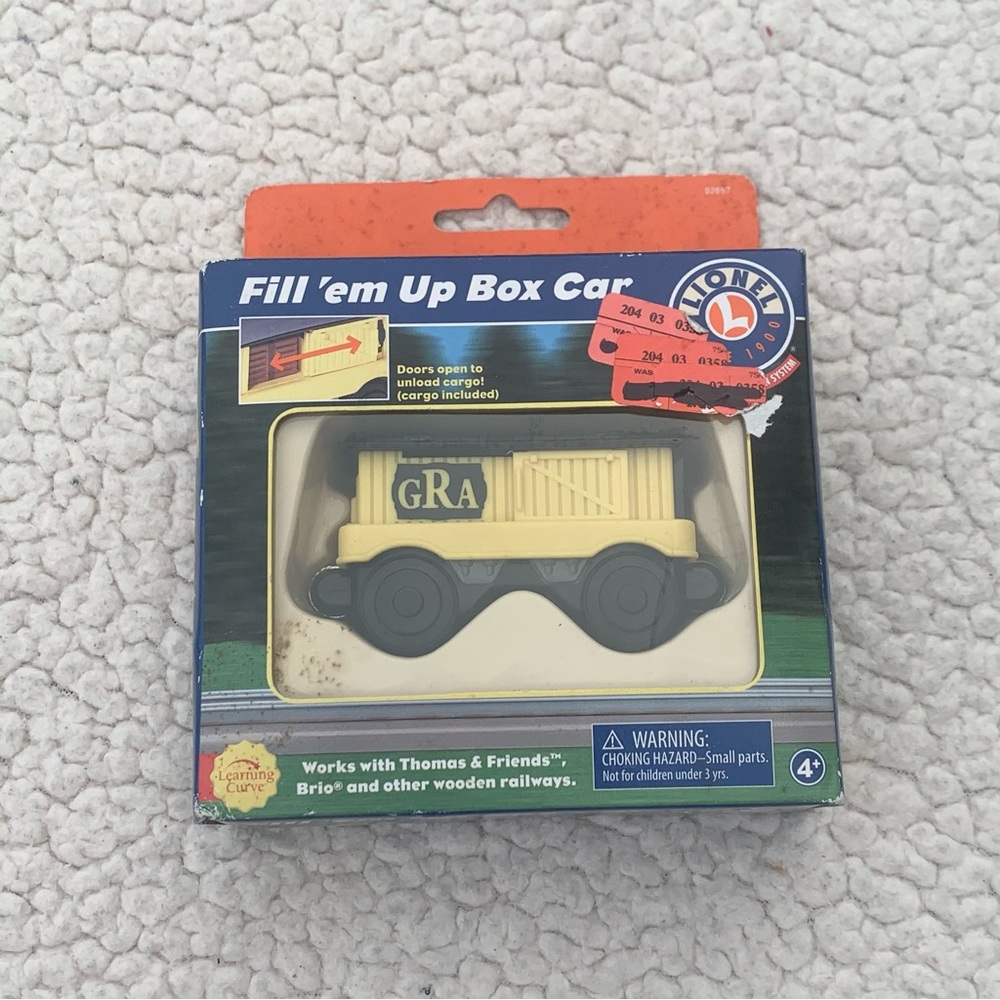 Collectible Vintage “Fill ‘em Up Box Car” Lionel Trains